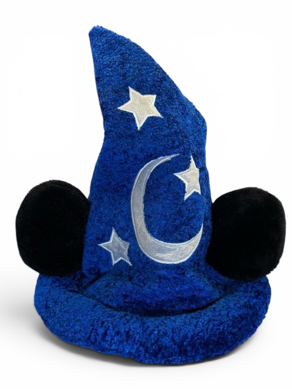 Disney Parks Sorcerer Mickey Fantasia Plush Wizard Hat Adult Blue Mickey Ears